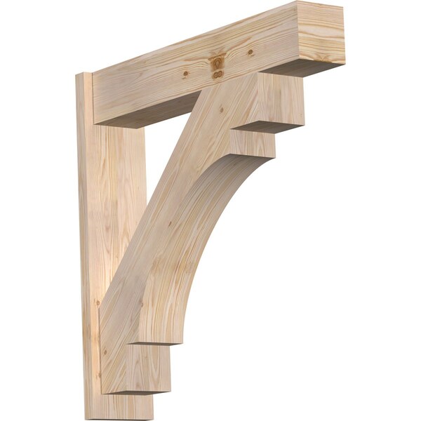 Ekena Millwork Merced Block Smooth Outlooker, Douglas Fir, 7 1/2"W x 36"D x 36"H OUT08X36X36MRC05SDF - main
